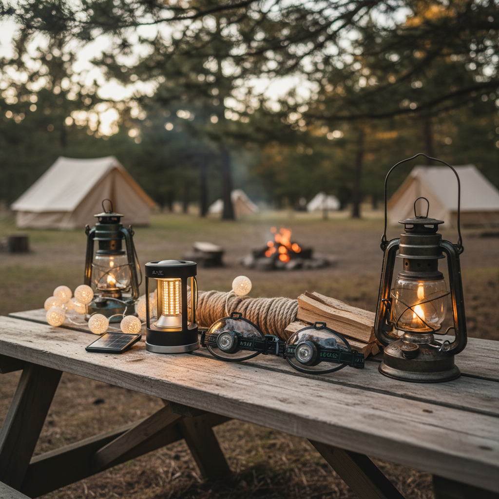 Een aangename sfeer op de camping